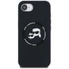 Etui Karl Lagerfeld Silicone             Karl&Choupette Heads Magsafe Do Iphone 16E Czarny