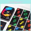 Game Uno Cod Black Board Game Cards Pvc Plastic Family Party Casual Prop Gifts