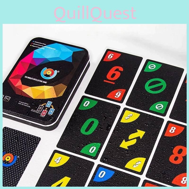 Game Uno Cod Black Board Game Cards Pvc Plastic Family Party Casual Prop Gifts