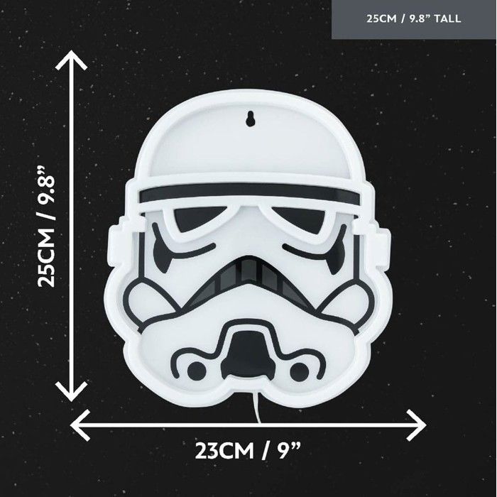 Lampe murale LED - PALADONE PRODUCTS - Star Wars - Stormtrooper - Blanc - 10W - Intérieur