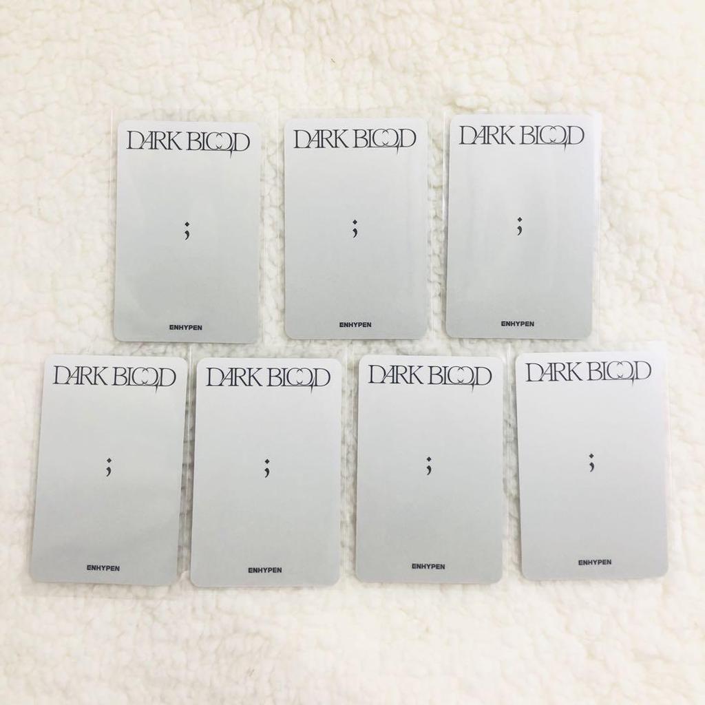 [USED] ENHYPEN Lakidro Trading Card DARKBLOOD kpopmerch complete set