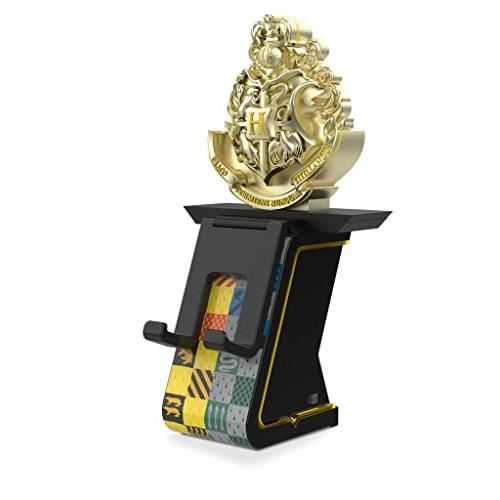 Support Pour Manette Et Smartphone - IKON LIGHT - HARRY POTTER - Logo Poudlard - USB - Blanc