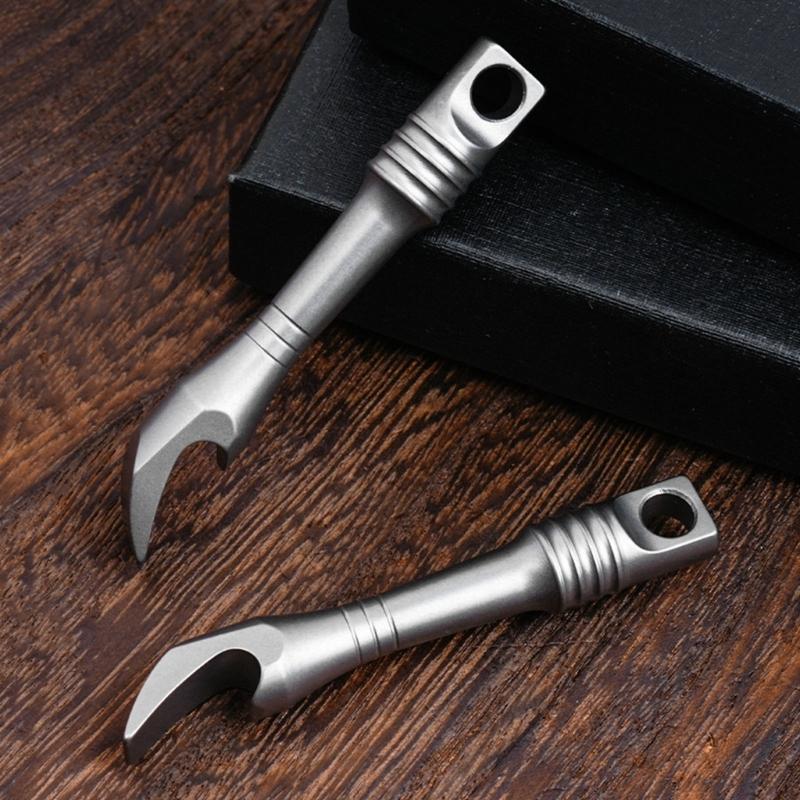 Everyday Carry Keychain Tool With Bottle Opener And Pry Bar For Outdoor Camping Travel Essential Adventure Enthusiasts