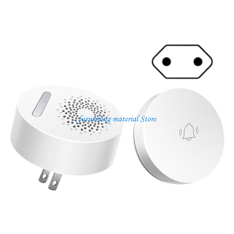 Y5GD Wireless Power Doorbell for Home Use Adjustable Volumes Long Ranges