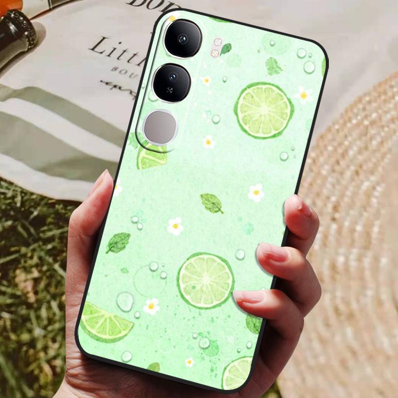 For Vivo V40 Lite 4G 5G V40Lite (IDN) V40E V 40 SE Case Luxury Painted Phone Silicon Back Cover For Vivo Y200 Y300 Cases Shell