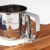 Flour Sifter-Stainless Steel Hand Held Flour Sifter,Flour Shaker Cup for Home Kitchen with Hand Press, Large Capacity Baking Sieve Cup for Icing Sugar
