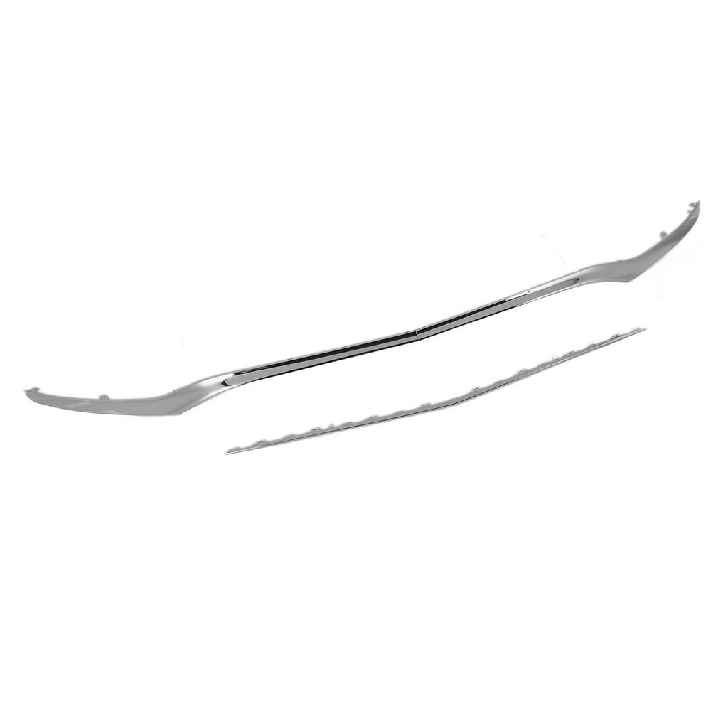 3pcs Front Bumper Lower Molding Trims Replacement for Benz E‑Class W213 Exclusive Line 2021 To 2023 Chrome