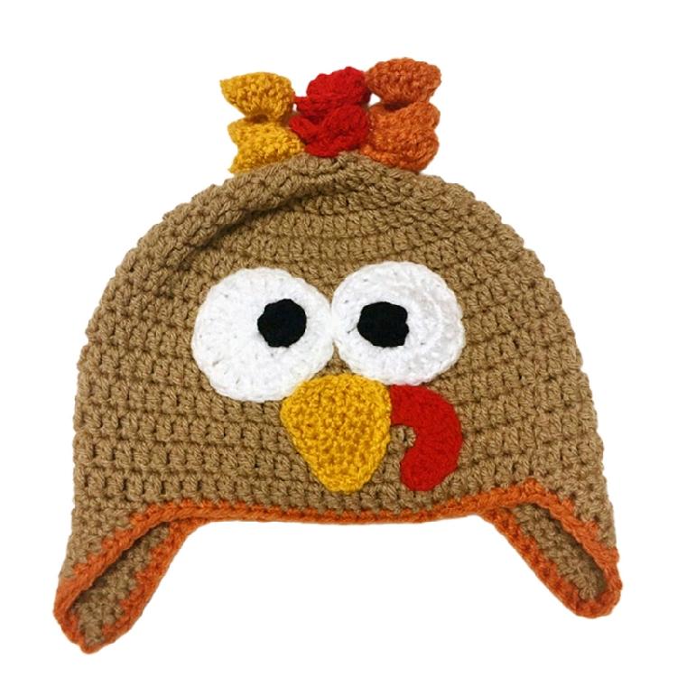 Children Turkey Hat Thanksgiving Kawaii Turkey Hat School Activity Cap Halloween