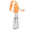 Egg Beater Stainless Steel Plastic Hand Crank Autorotation Effort Saving Manual Hand Mixer for Home Kitchen Cooking