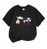 Kids Unisex 100% Cotton Crew Neck Short Sleeve T-Shirt, Cute Cartoon Fairy Dwarf Ladybug Printed Casual Soft Tee for Boys and Girls Daily Wear