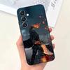 Game G-God of W-War Kratos Phone Case For Samsung Galaxy A13,A21s,A22,A31,A32,A52,A53,A71,A80,Soft Black Shell
