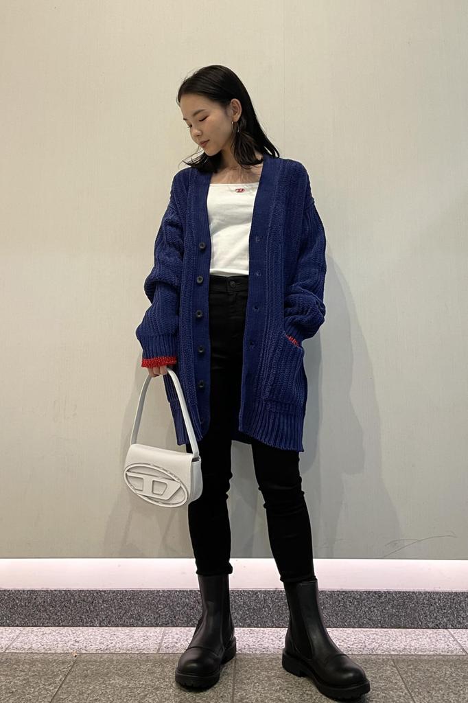 Diesel FW22 Women's High-Waisted Skinny Denim, Black, Stretch, Size 28, A03597069EF, Black 02