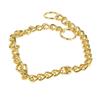 Pet Chain Necklace Gold Color Fashion Decorative Durable Pet Chain Collar for Dogs Cats 0.25x50cm /