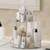 Make-up, Parfüm, Kosmetik-Organizer, Hautpflege, drehbarer Waschtisch, getrennte Fächer, 2-stufiges drehbares Display