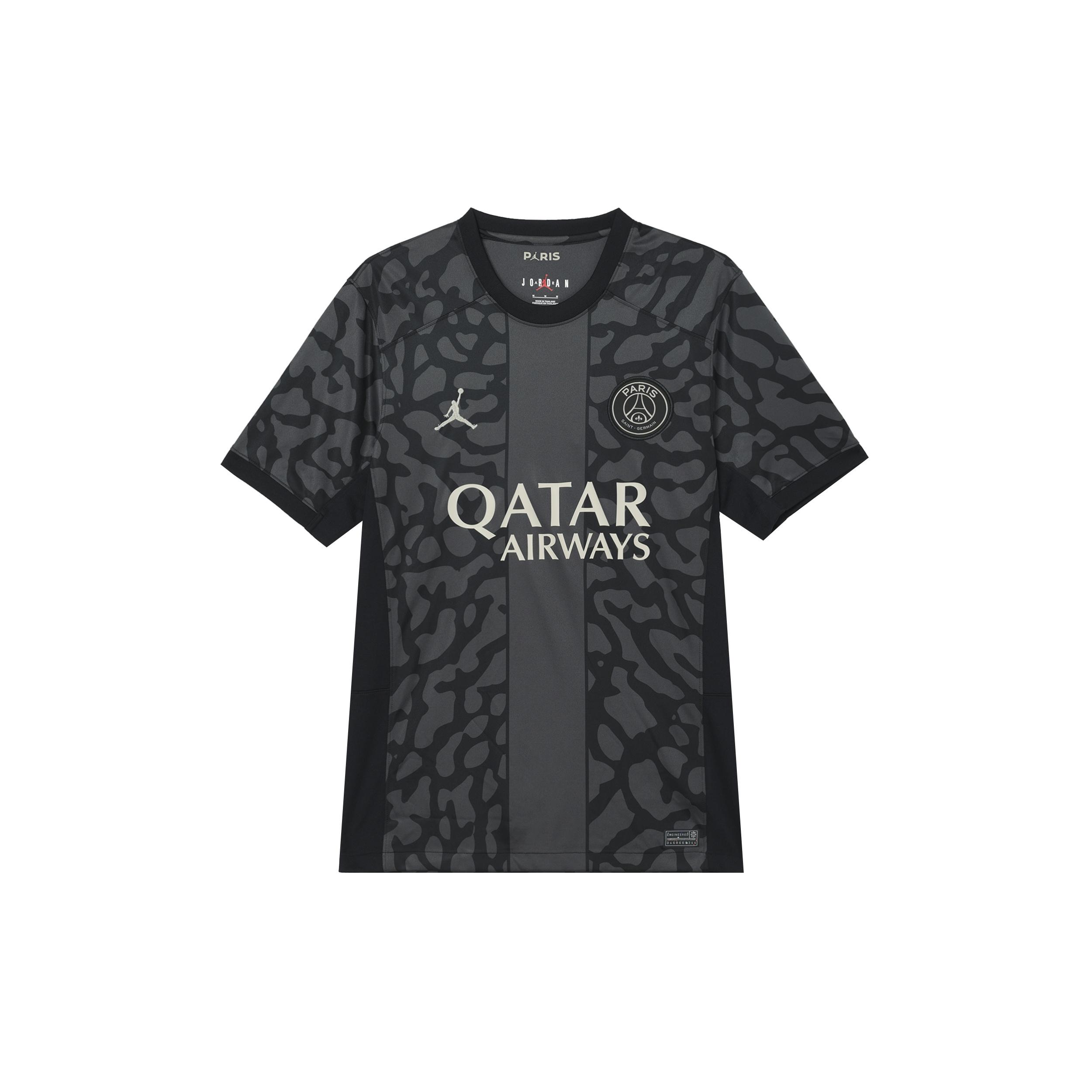 Air Jordan x Paris Saint-Germain PSG 23/24 Stadium Third Jersey Black Men s DX9823-069 M