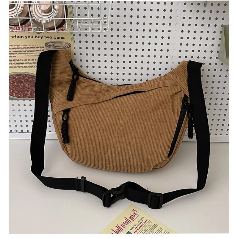 Nylon-Schultertasche mit Reißverschluss und großer Kapazität, beliebt, lässig, weich, einfach, Umhängetasche