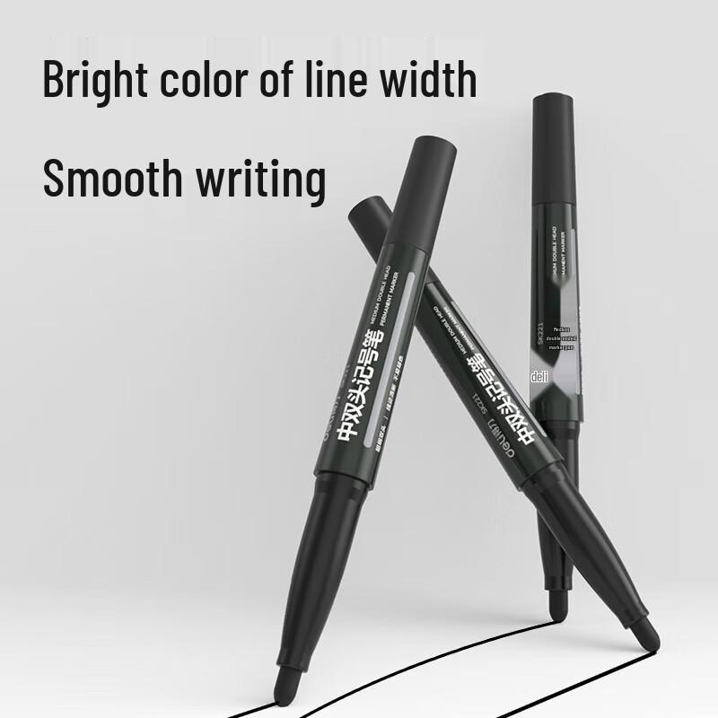 Deli SK221 Dual Tip Permanent Markers