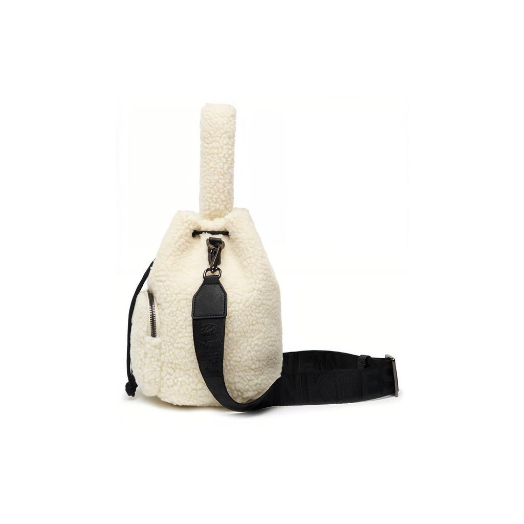New MLB Polyester Bucket Bag, Handbag, Shoulder Bag, Crossbody Bag Regular Women's Milk White 3ABMS0316-50CRS