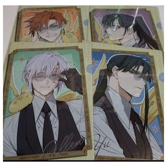 Used D.Gray-man D Gray Clear File Allen Yu Kanda Lenalee Ravi