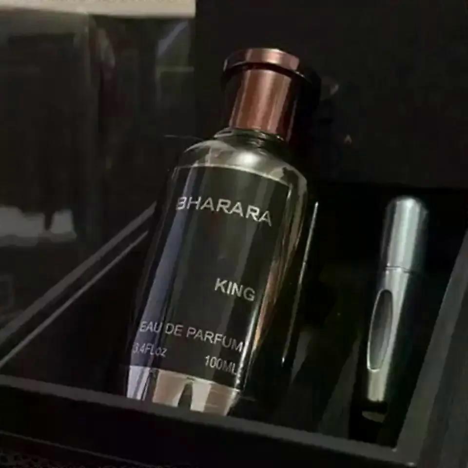 Bharara King Eau De 100ML Parfum For Men 3.4 Oz Eau De Parfum Spray New In Packaging Sealed High-end Gift Box Perfume
