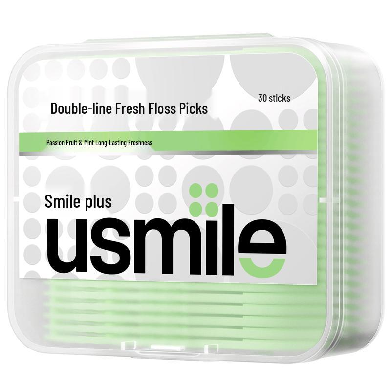 usmile Double Line Dental Floss Picks