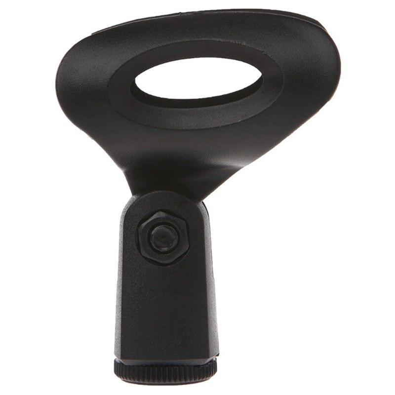 Mic Microphone Stand Accessory Flexible Plastic Clamp Clip Holder Mount