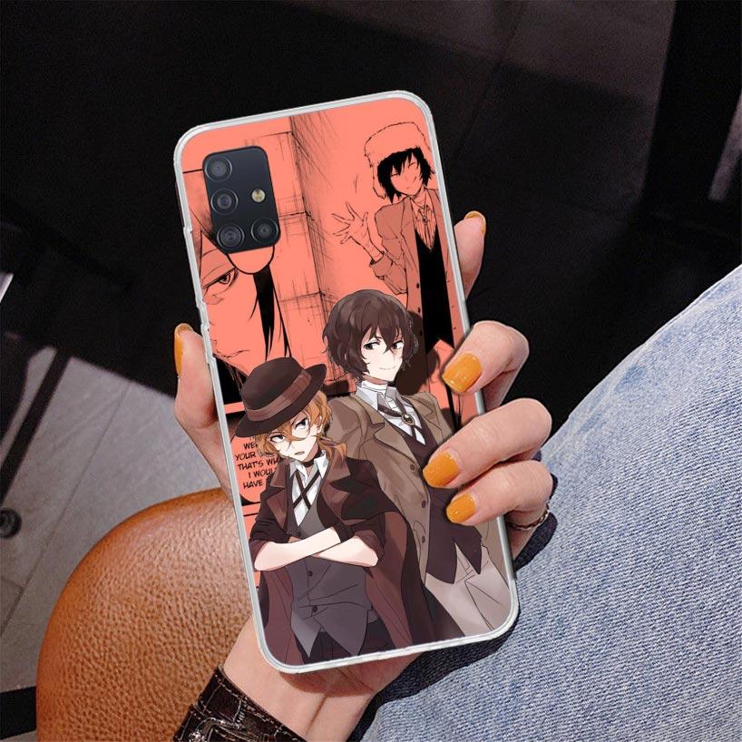 Bungo Stray Dogs Manga Phone Case For Samsung Galaxy A52 A32 A22 A12 A51 A31 A50S A30S A20S A10S Note 20 Ultra 10 Plus S10 A72 A