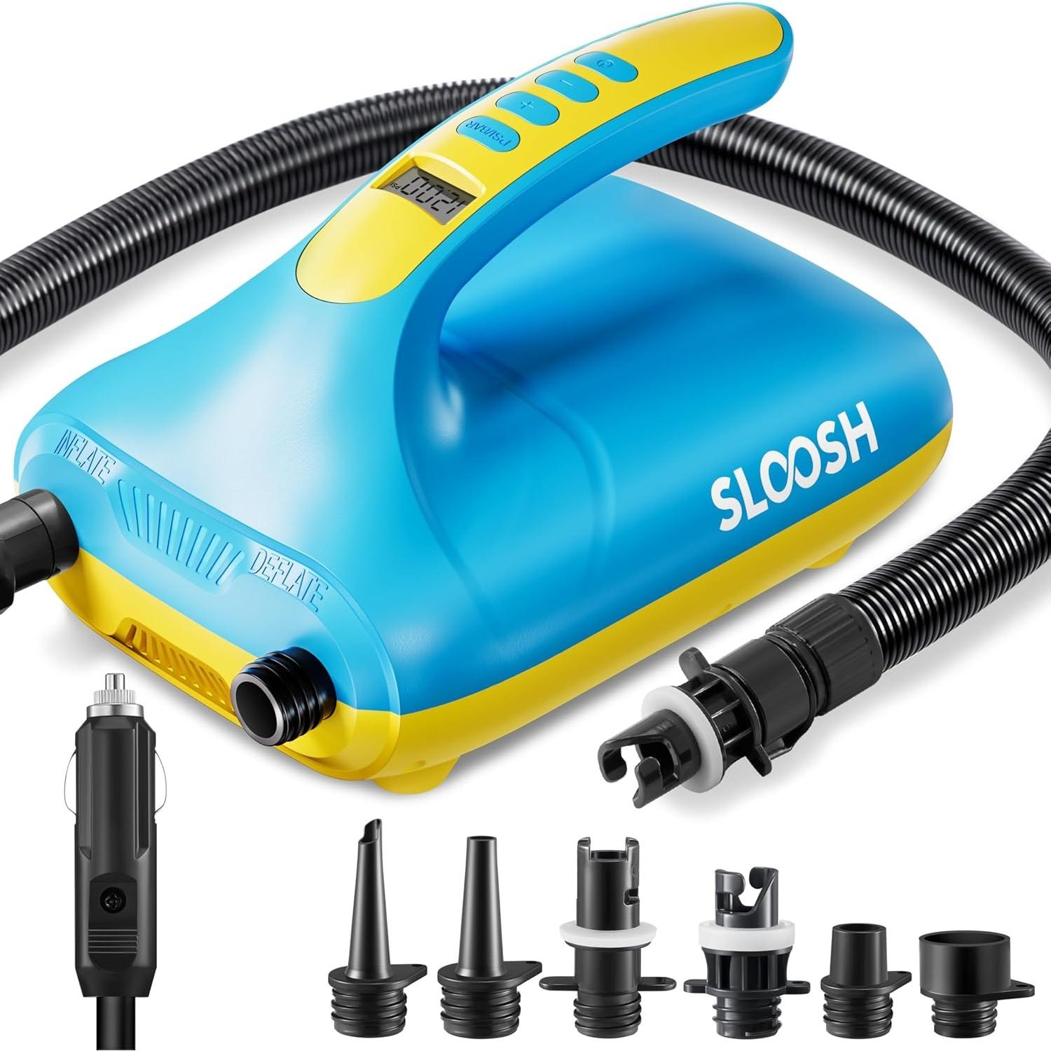 

JOYFY Electric Paddle Board Pump 20 PSI with Auto-Off Function 12V DC Car Connector for Inflatable Paddle Boards Kayaks Boats