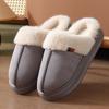 Winter cotton slippers EA thick-bottomed velvet warm home couple comfortable warm feet odorless, fluffy slippers