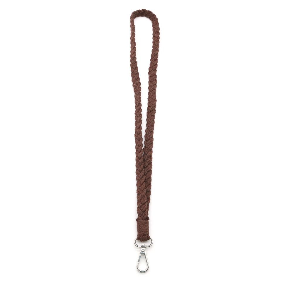 Handgefertigter Makramee Lehrer Valentinstagsgeschenk Gewebtes Lanyard Schlüsselanhänger Ausweis