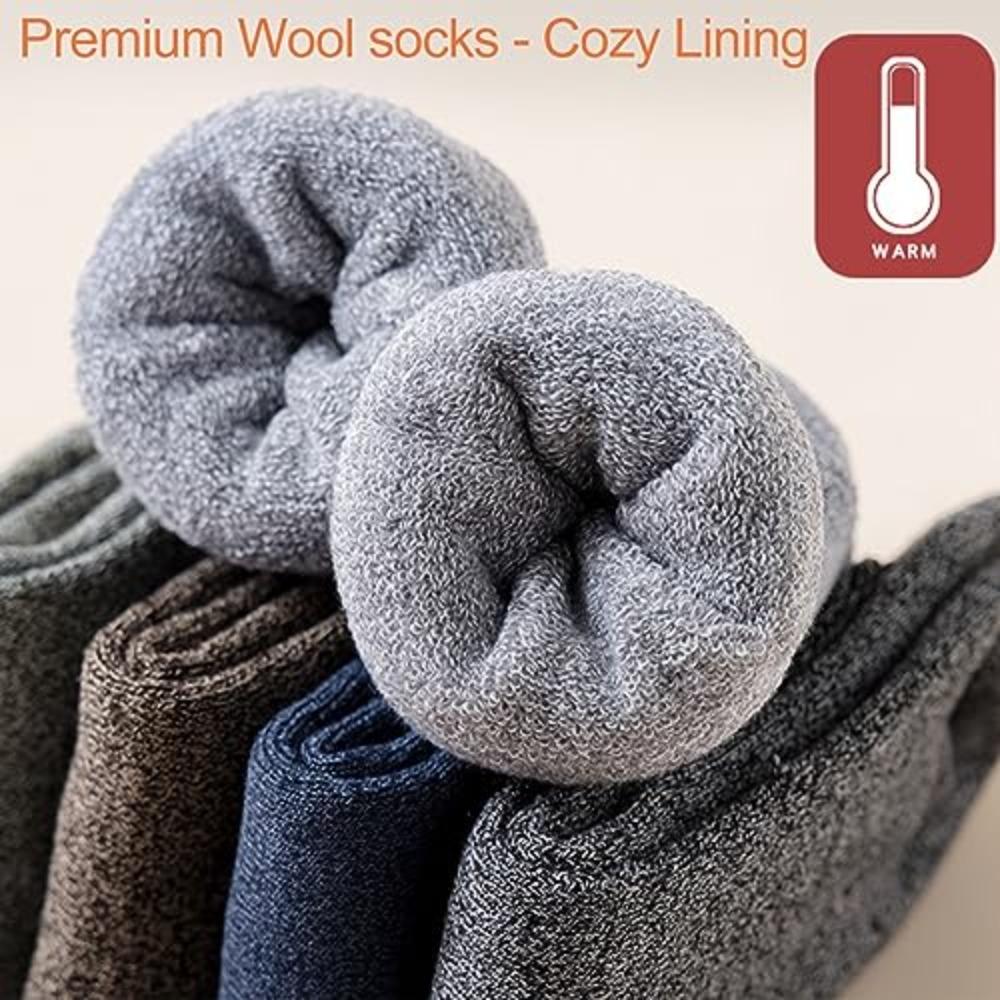 5 Pairs Women Socks, Cute Soft Cozy Crew Socks, Stocking Stuffers Gifts for Women, Warm Fuzzy Fluffy Socks, Winter Casual Home Sleeping Socks