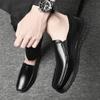 Chaussures en cuir véritable pour hommes, marque de luxe, chaussures de conduite décontractées à enfiler pour hommes, chaussures décontractées pour hommes