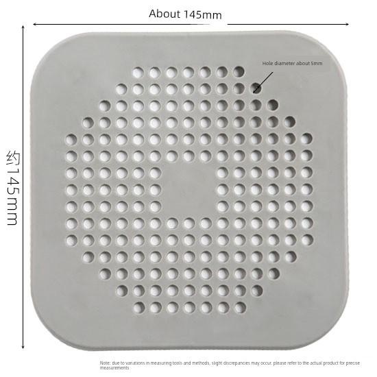 Floor Drain Cover Bathroom Hair Filter Kitchen Sewer Hair Filter Net Leak-Proof Drainage Bathroom Sink Handy Gadget