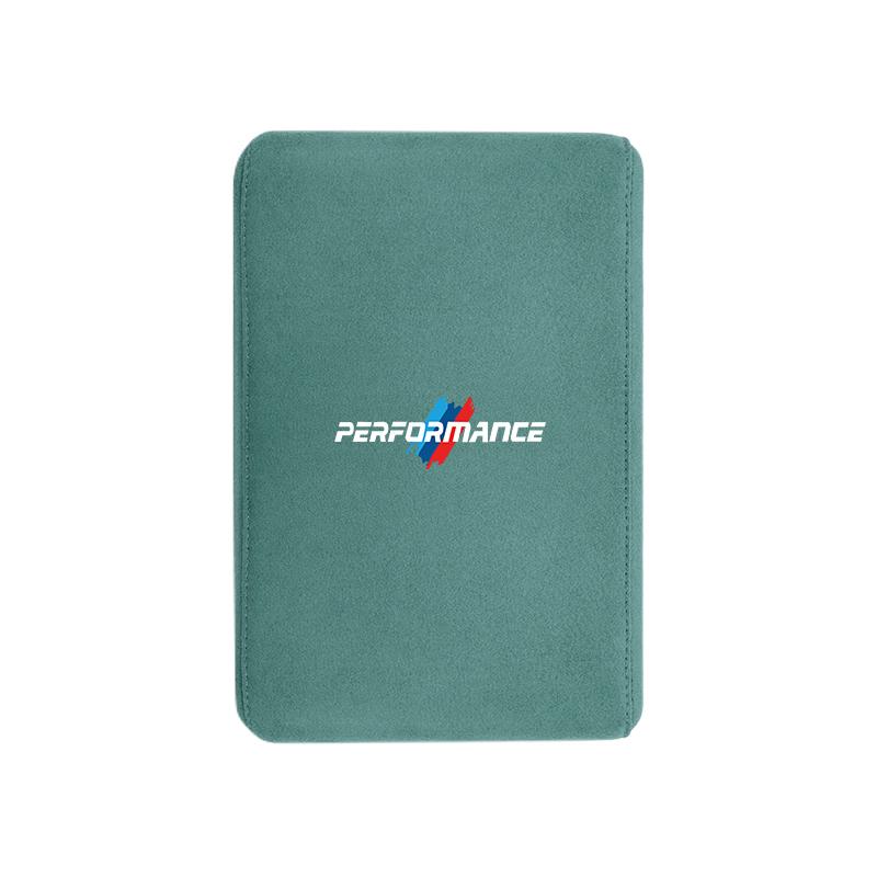 T12BMW Car Armrest Mats Suede Memory Foam Thickening Arm Rest Cushion For X3 E90 E46 X1 X2 F30 F10 E91 E28 X4 E60 E39 X5 X6 E30 E87