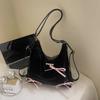 Korean version of large-capacity multi-purpose tote bag women's new trendy bow shoulder bag crossbody fashion commuter backpack