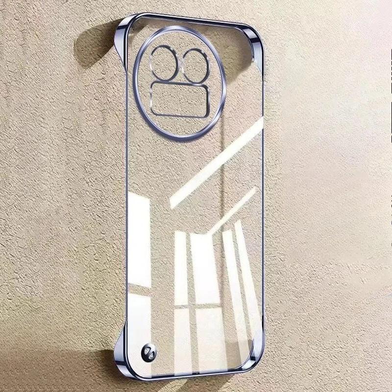 Slim Plating Frameless Pc Phone Case for Realme GT8 Pro Transparent Hard Bumper Cover for Realme GT 8 GT8pro Clear Hard Shell