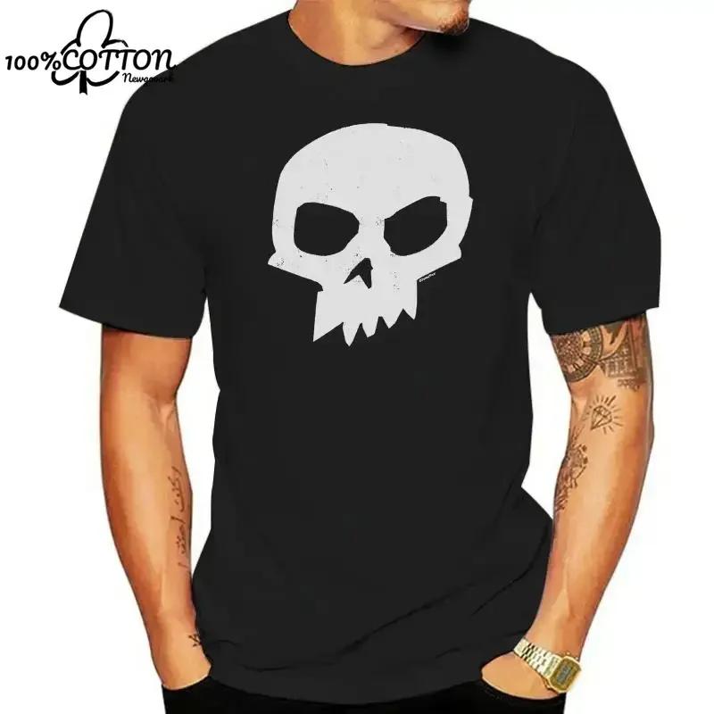LE Cotton Toy Story Sid Distressed Skull Black Mens TShirt NewTops Wholesale Tee Custom Environtal Printed Tshirt M