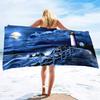 Leuchtturm Mikrofaser Pool Sandfest Strandtuch Decke Schnell Schnelltrocknend Sandfrei Proof Kompakt Outdoor Leichtgewichtige Handtücher
