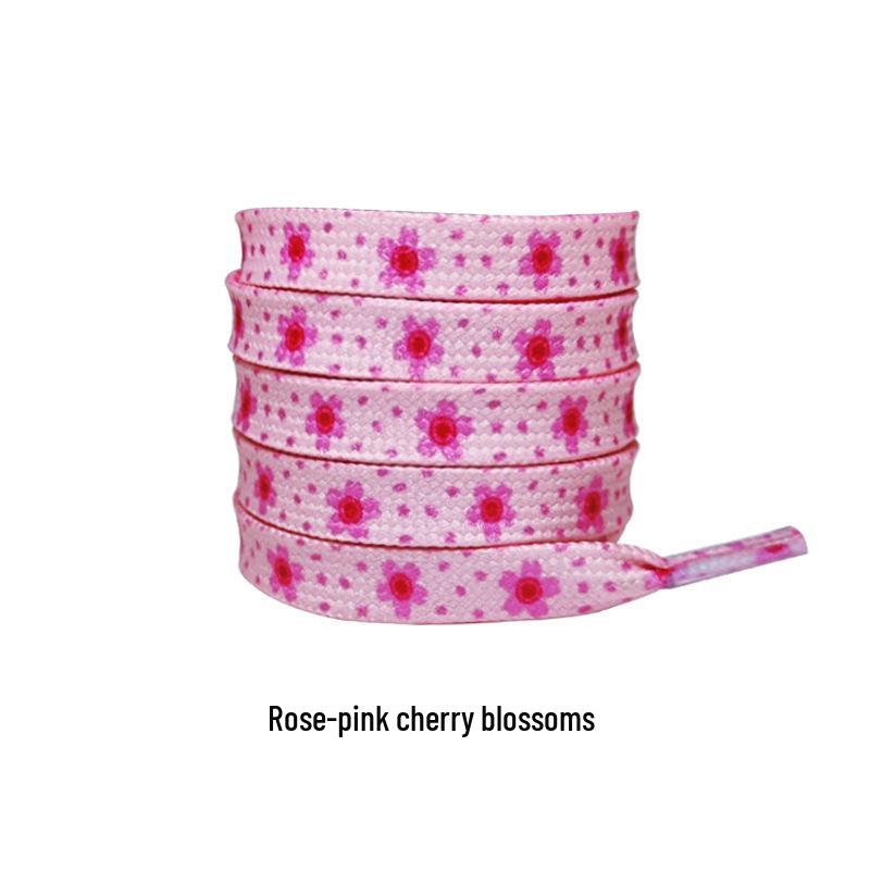 Unisex Schnürsenkel: Rosa, Rosenrot, Hellrosa, Gänseblümchenrosa - Passt für Sonic 9/10, Air Force 1 & AJ1