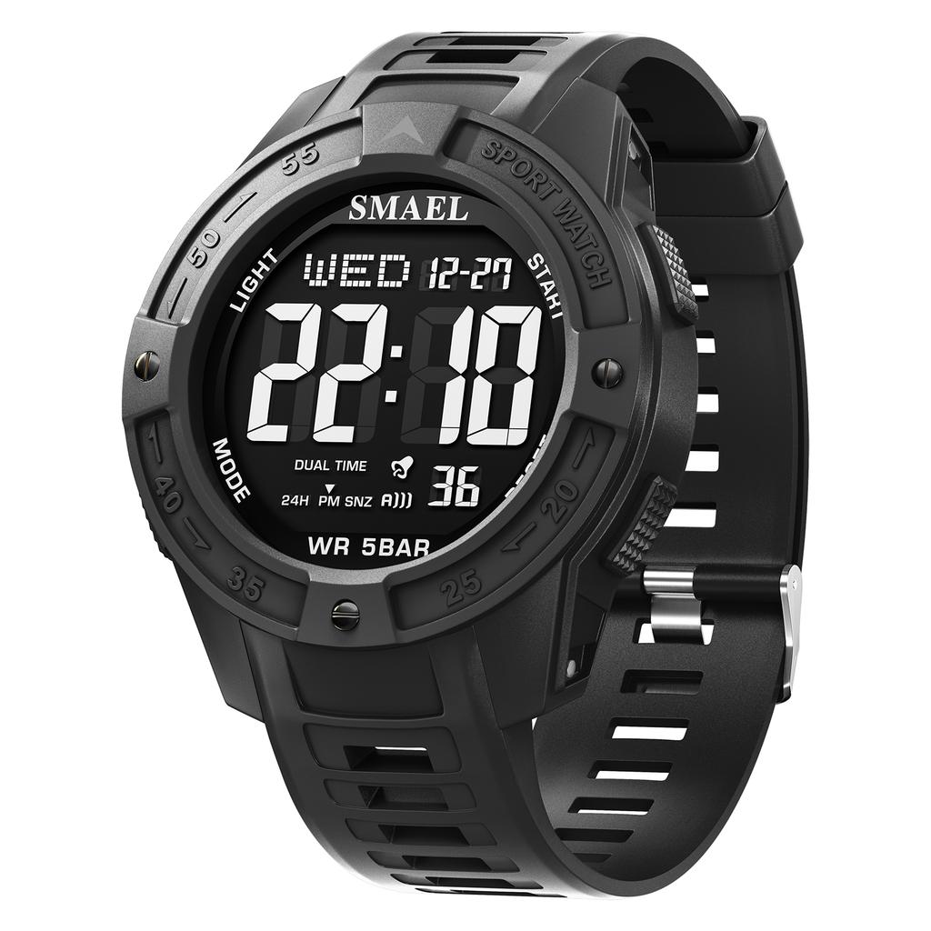 SMAEL Brand 8126 Waterproof Dropshipping Watch Alarm Clock Night Light Young Fashion Business Quartz Sport Wristwatches