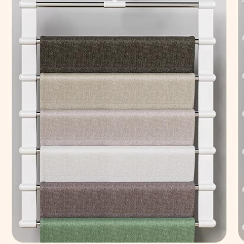 Functional Stackable Clothes Holder for Pants Solid Metal Frame with Protective Clasps