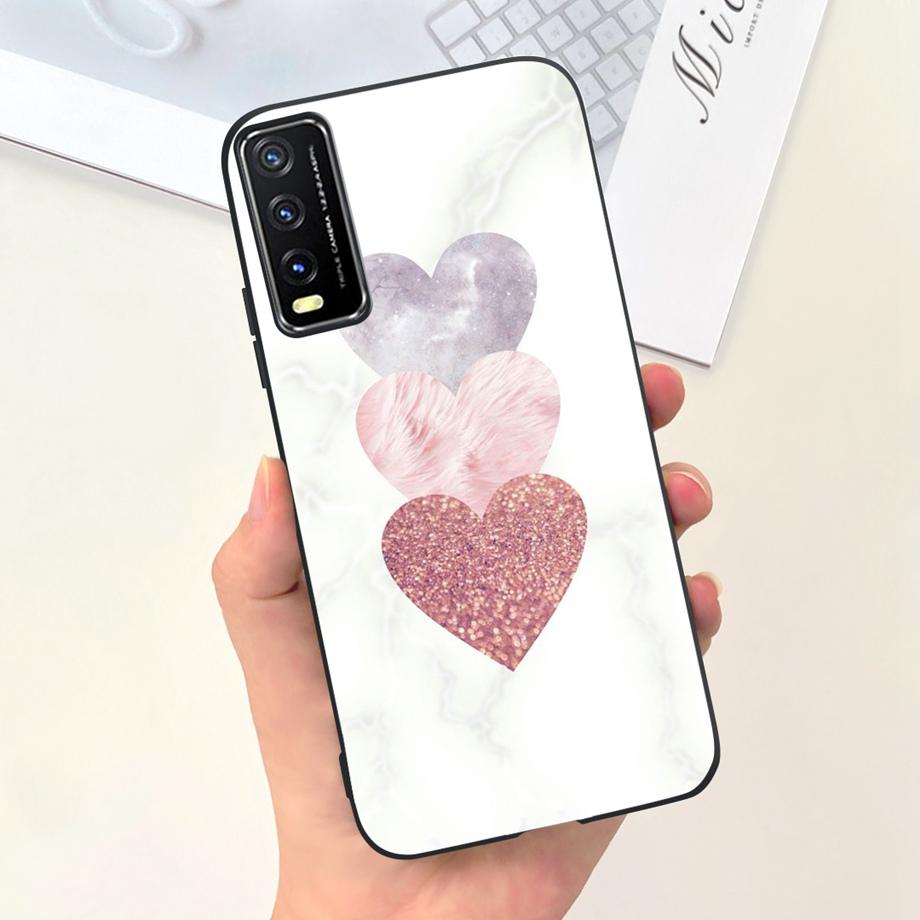 For Vivo V2027 Vivo V2028 Phone Case Space Man Moon Night Cartoon Soft Silicone Bumper Funda For Vivo Y11s Y12s Y20 Y20i Y20s