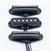 FLEOR 3pcs Ceramic Hot Dual Rails Pickup +Single Coil Pickup+Hot Dual Rails Pickup for ST SSS Electric Guitar Parts