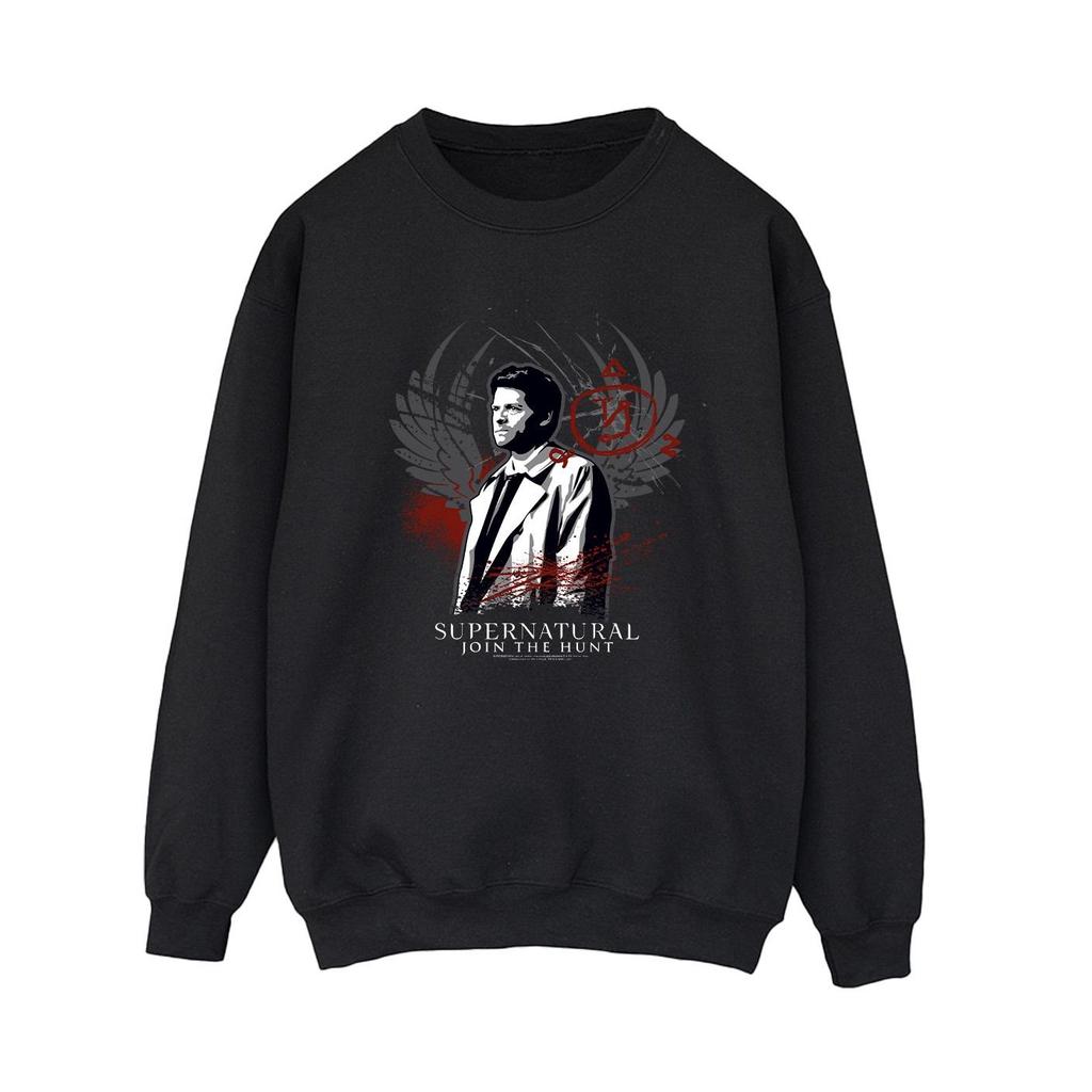 Supernatural Womens/Ladies Join The Hunt Wings Sweatshirt