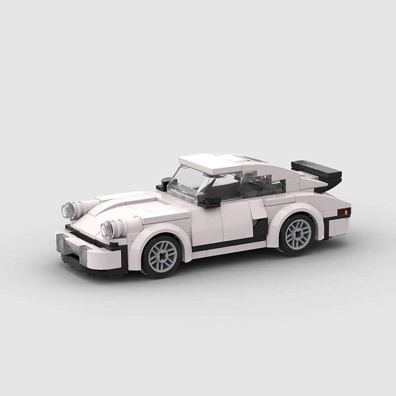 Car Plug-in Model MOC Compatible Building Blocks 911 Sports Car Small Particle Building Blocks Hands-on DIY Model Male