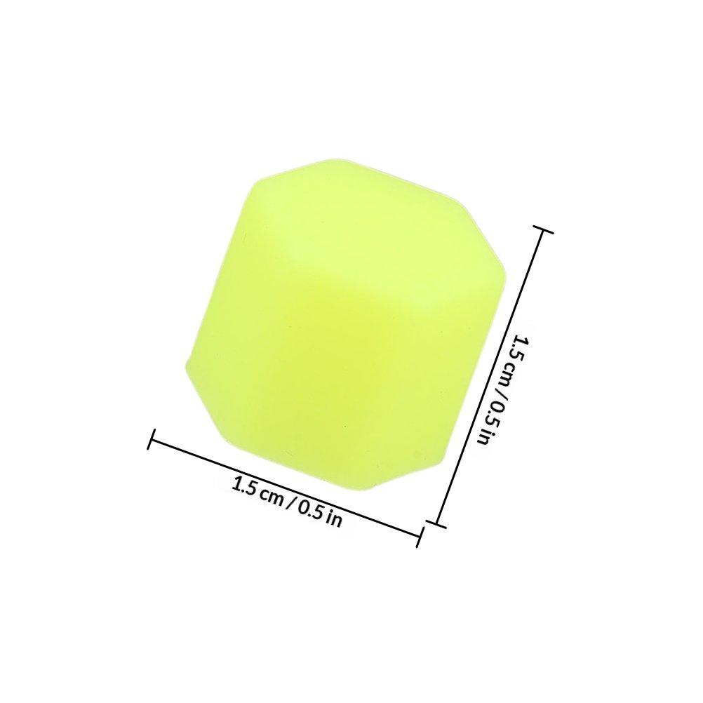 20Pcs Glow in The Dark Screw Caps Silicone Wheel Lug Nut Covers Night Visibility Protection for 15Mm Car Tire Hub Caps