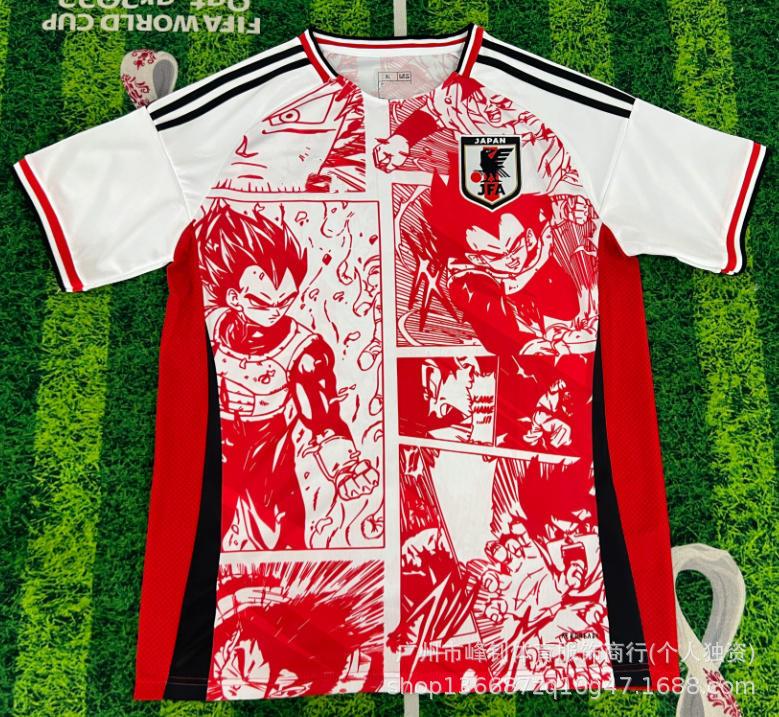 Maillot de football animé Coupe du Monde 2026, maillot thème dessin animé japonais, maillot de sport respirant pour l'entraînement