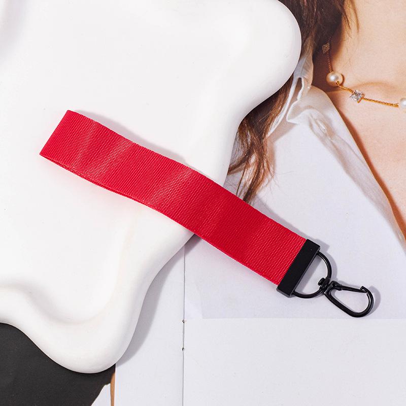 Portachiavi a nastro personalizzato a 13 colori: Ciondolo Piccolo Creativo per Zaini Scolastici e Regali di Gioielleria