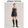 UR 2025 Women's Warm Grey Strappy Short Jumpsuit