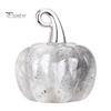 Colorful Pumpkin Charms Natural Crystal Pendant, Mini Carved Stone Charm with Halloween Decorations for Home Metal Hook, Micro Landscape Decor,